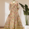 Floral Jaal Print Anarkali Suit Set With Dupatta