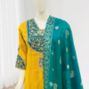 banarshi dupatta with embrodery work suit